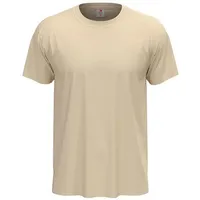 Stedman Classic Men T-shirt Beige Baumwolle Small Herren