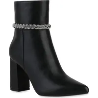 VAN HILL Klassische Stiefeletten in Schwarz