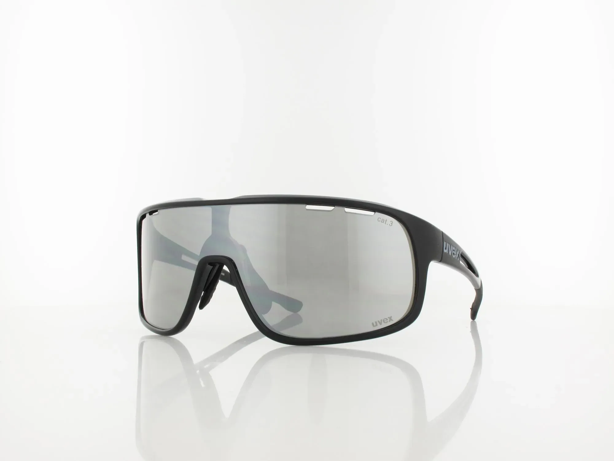 UVEX RXs 4300 1100 9034 135 shiny black / grey - silver mirror