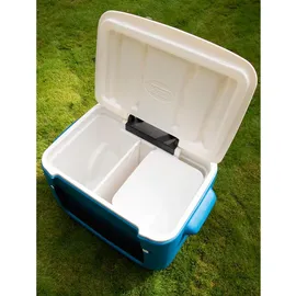 Coleman 50QT Poly-lite Wheeled Mesh Cooler