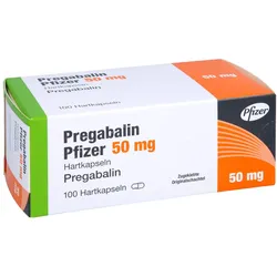 Pregabalin Pfizer 50 mg Hartkapseln 100 St