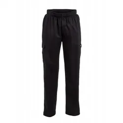 Kochhosen Chef Works Slim Fit Cargo unisex schwarz XXL