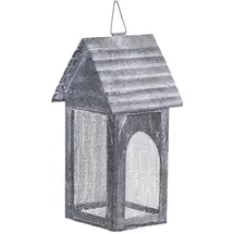 Chic Antique Lichthaus Fil de Fer Windlicht Teelichthalter Kerzenhaus Laterne H23,5 cm Shabby Chic
