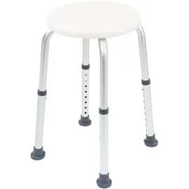 Nottingham Rehab Supplies (NRS) höhenverstellbarer Duschhocker Weiß