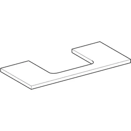 Geberit One 105x3x47cm, greige/lackiert m, AS mit.