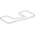Geberit One 105x3x47cm, greige/lackiert m, AS mit.