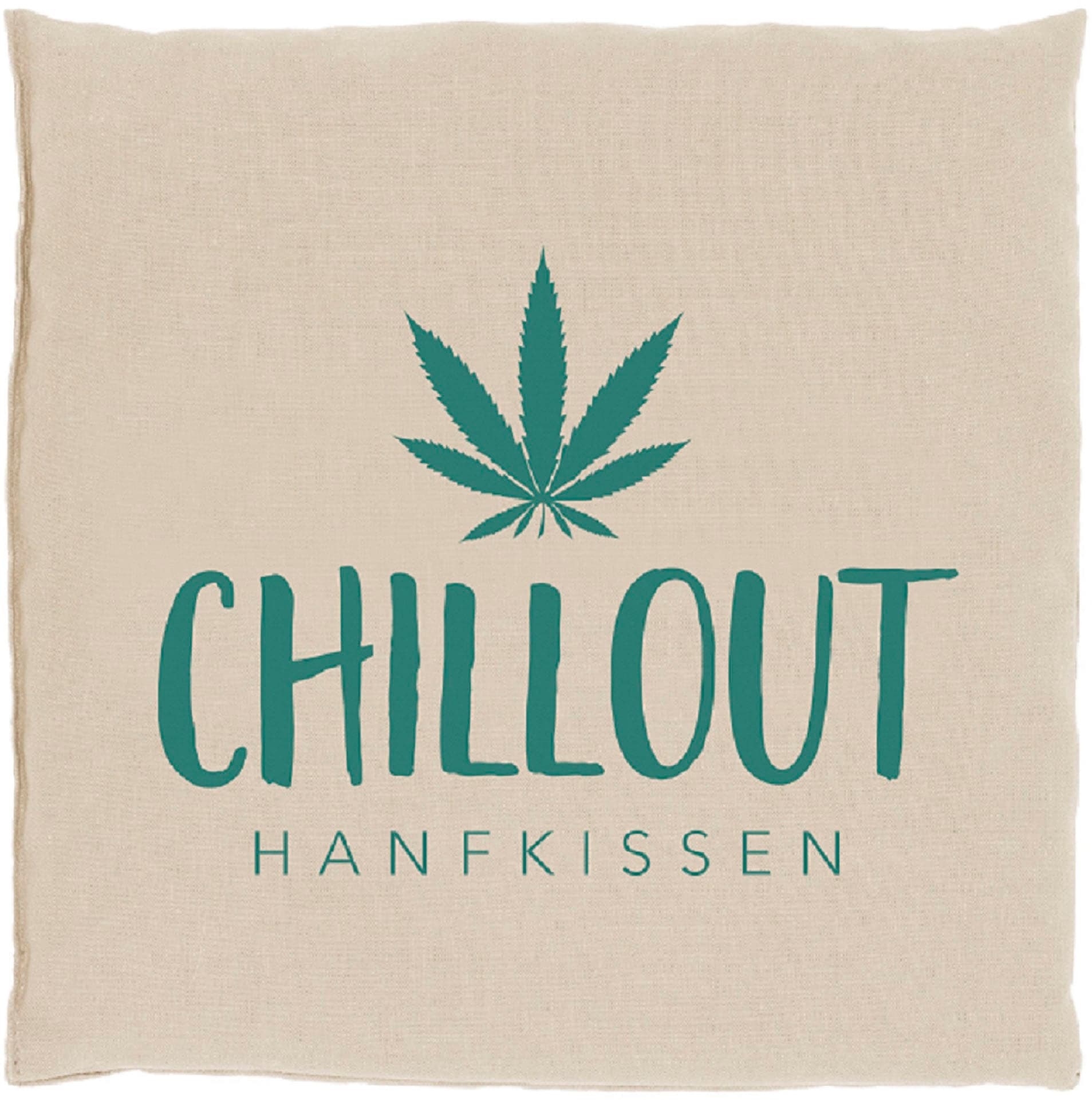 herbalind Kräuterkissen »Hanfkissen Chillout 5027«, (1 tlg.) herbalind grün/wollweiß
