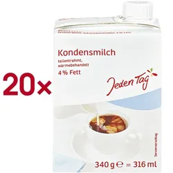 Jeden Tag 20er-Pack Kondensmilch 4% Fett