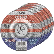 KWB 791295 Trennscheibe 125 mm 5 St.