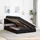 vidaXL Modernes Bett 140 x 200 cm Schwarz