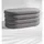 Blumtal Sitzhocker mit Stauraum Bouclé 45 x 42,5 x 110 cm Grau