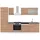 Vicco Küchenzeile R-Line 300 cm Sonoma/Weiß