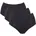 GO Daily Cotton Highwaist 3P Schwarz L