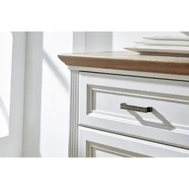 Möbel Boss Sideboard Jasmin 166 x 102 x 48 cm Weiß / Braun