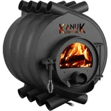 Warmluftofen Kanuk® Original 10 kW - Werkstattofen - Schwedenofen - Zulassung für Deutschland, Österreich und Schweiz - BimSchV (ohne Seitenverkleidung, ohne Untergestell)