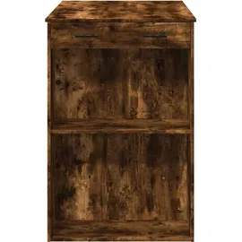 vidaXL Bartisch Räuchereiche 102 x 70 x 103,5 cm Braun