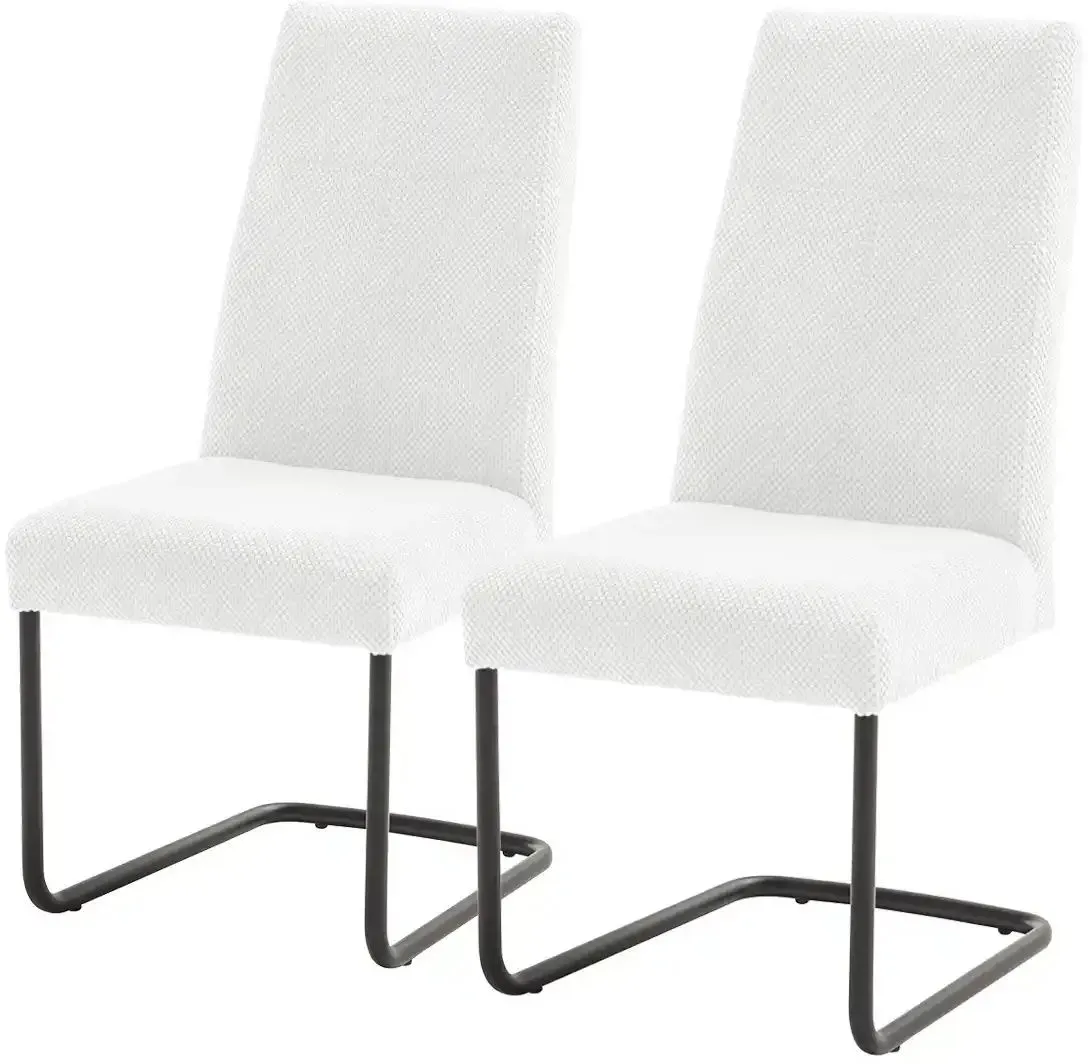 Primo Schwingstuhl im 2er Set Amela ¦ creme ¦ Maße (cm): B: 50 H: 102 T: 62.5