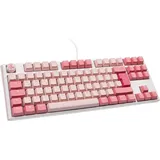 Ducky One 3 Gossamer Pink TKL MX Ergo Clear DE