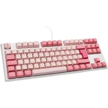 Ducky One 3 Gossamer Pink TKL MX Ergo Clear DE