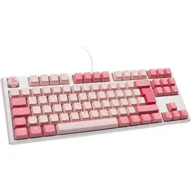 Ducky One 3 Gossamer Pink TKL MX Ergo Clear DE