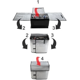 PRO PLUS ProPlus 610010 Thermo Batteriehülle für 32Ah-45Ah Batterien Batterieschutz