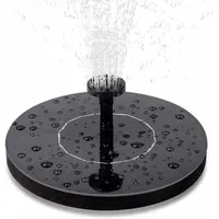 Solar Springbrunnen,solar Teichpumpe Mit 1.5w Monokristalline Solar Brunnen Wasserpumpe 7v Outdoor Solar Pumpe Springbrunnen Für Gartenteich,vogel-bad,fisch-behlter,kleiner Teich