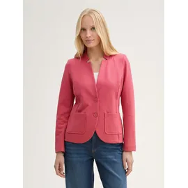 Tom Tailor 1038703 Ottoman Structure Blazer Berry Red 2XL