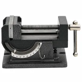 vidaXL Maschinenschraubstock Gusseisen 110 mm schwarz
