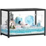 luxuskollektion Kleintierkäfig 31,4 x 17,6 x 20 in Metall