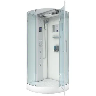 AcquaVapore D37-20R2-EC Dusche Dampfdusche Duschtempel Duschkabine 100x100 MIT 2K Scheiben Versiegelung