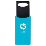 PNY HP v212b blau 64GB, USB-A 2.0 (HPFD212LB-64)