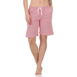 normann Shorty Schlafanzug gestreift Pink 44-46