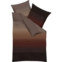 KAEPPEL Gradient Gestreift Braun 155 x 220 cm + 80 x 80 cm