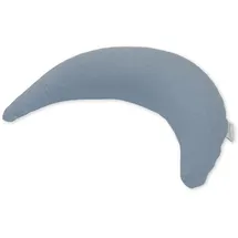 Theraline Bambusmond & mit Mikroperlen-Füllung inkl. Bezug Bamboo 140 cm - Melange blau-grau)