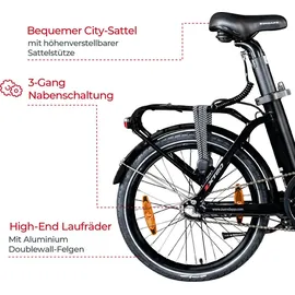 Zündapp ZXT20 20 Zoll RH 38 cm schwarz