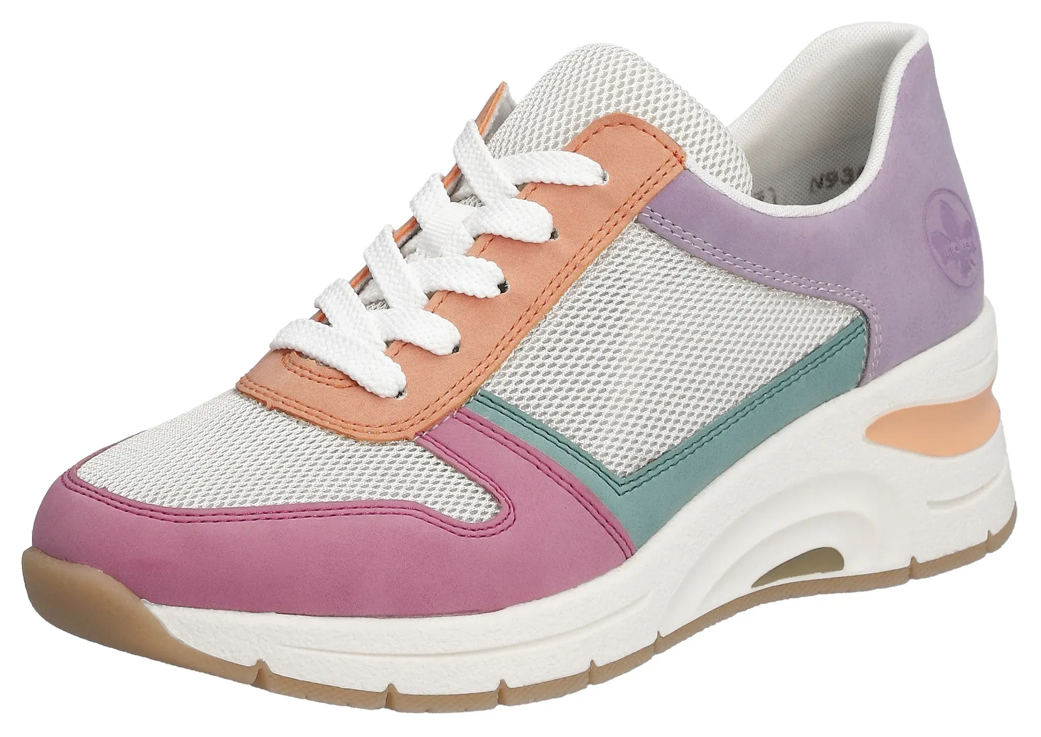 Wedgesneaker RIEKER "vegan" Gr. 42, bunt (multi) Damen Schuhe Sneaker Bestseller