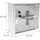 Relaxdays Medizinschrank Emergency L,