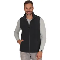 TRIGEMA Fleeceweste TRIGEMA "TRIGEMA Fleeceweste", Herren, Gr. XXXL, schwarz, 100% Polyester, sportlich, Westen