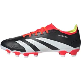 adidas Predator 24 League Low MG Herren Core Black/Cloud White/Solar Red 48