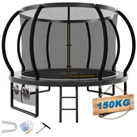 HOMALL Gartentrampolin Kindertrampolin Ø305/366, Gewicht 150kg, Ø 305 cm, (228 cm, Ø 228/305/366/427 cm, mit Sicherheitsnetz und Leiter, 360° Schutzgitter) 305 cm