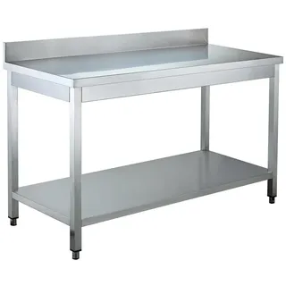 vaiotec Arbeitstisch / mit Grundboden & Aufkantung, 600 x 600 mm