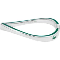 Lacoste GLORI Armreif Edelstahlfarben grün 563050C00 Größe L