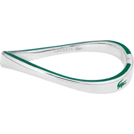Lacoste GLORI Armreif Edelstahlfarben grün 563050C00 Größe L