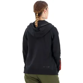 Dainese Logo Damen Zip Hoodie, schwarz, Größe S