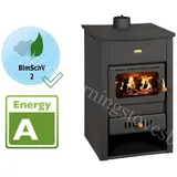 Kaminofen Warmwasserboiler Prity K2CP W13 Gusseisen Top BImSchV2 5,1+9,9 kw.