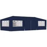 vidaXL Profi-Partyzelt 4 x 9 m inkl. 4 Seitenteile Blau