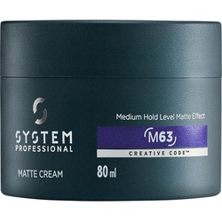 System Professional LipidCode MAN M63 Matte Cream mittlerer Halt 80 ml