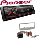 Pioneer 1-DIN Autoradio USB AUX Android Einbauset für Fiat Multipla 1999-2010