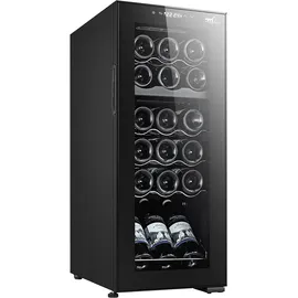Melchioni Lgvshopping | Vermentino 18 C Weinkühlschrank Kompakter 18-flaschen-weinkühler mit Uv-schutz