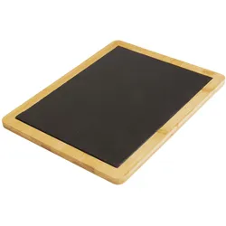 WESTMARK Servierplatte »Tapas + Friends«, Schiefer in Bambus, 32 x 25 x 1,2 cm